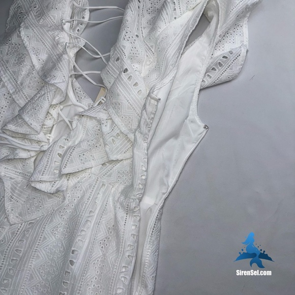 1156 NWT Choosy Riviera Romper – Size S – White - Picture 9 of 16